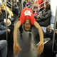 New York City subway dancer Tamiek “B/Boy LJ” Steele performs with other members of his dance crew on Nov. 23, 2010.
TIMOTHY A. CLARY/AFP/Getty Images